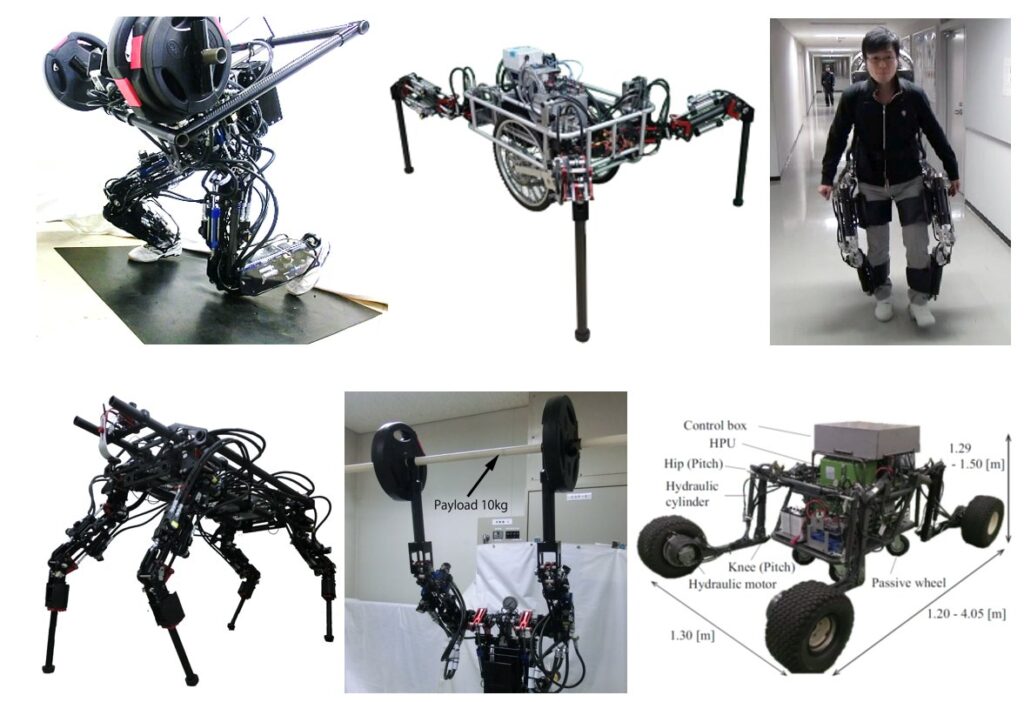 ヒューマノイドシステム研究室の多脚ロボット